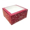 XMASBOX070725 - New Xmas Window Cake Box 7 x 7 x 4 x 25