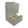 CUPCAKEBEE1 - 4 Cupcake POP UP Box With Inserts 7 x 7 x 3'' x 250