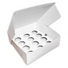 CUPCAKEBHE1225 - 12 Cupcake Box Hand Erect 12 x 12 x 4'' With Inserts x 25