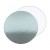 SCC05025 - 5'' Round Silver/White Cut Edge Cake Boards x 25
