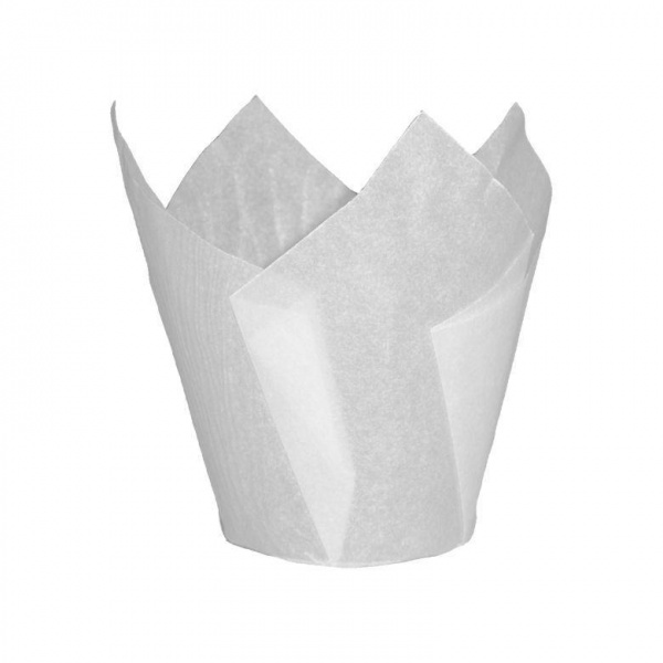CCBS4165 - White Tulip Muffin Wrap 160mm x 4800