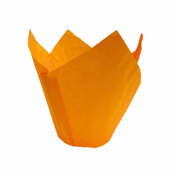CCBS4171 - Orange Tulip Muffin Wrap 160mm x 4800