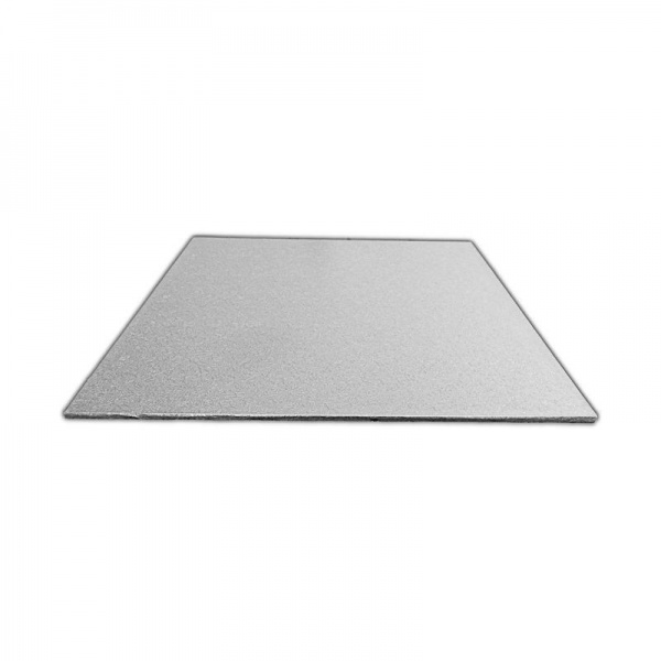 CBSTSQ1125 - 11'' Square Single Thick Foil Cake Boards 2mm x 25