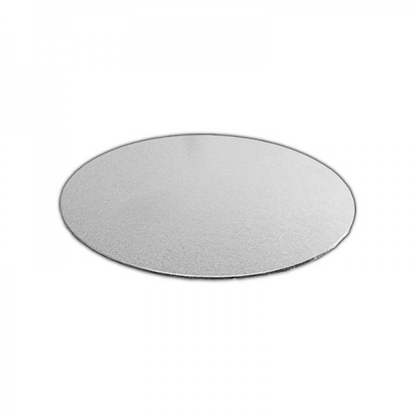 CBSTRD4025 - Single Thick 4'' Round Foil Cake Boards 2mm x 25