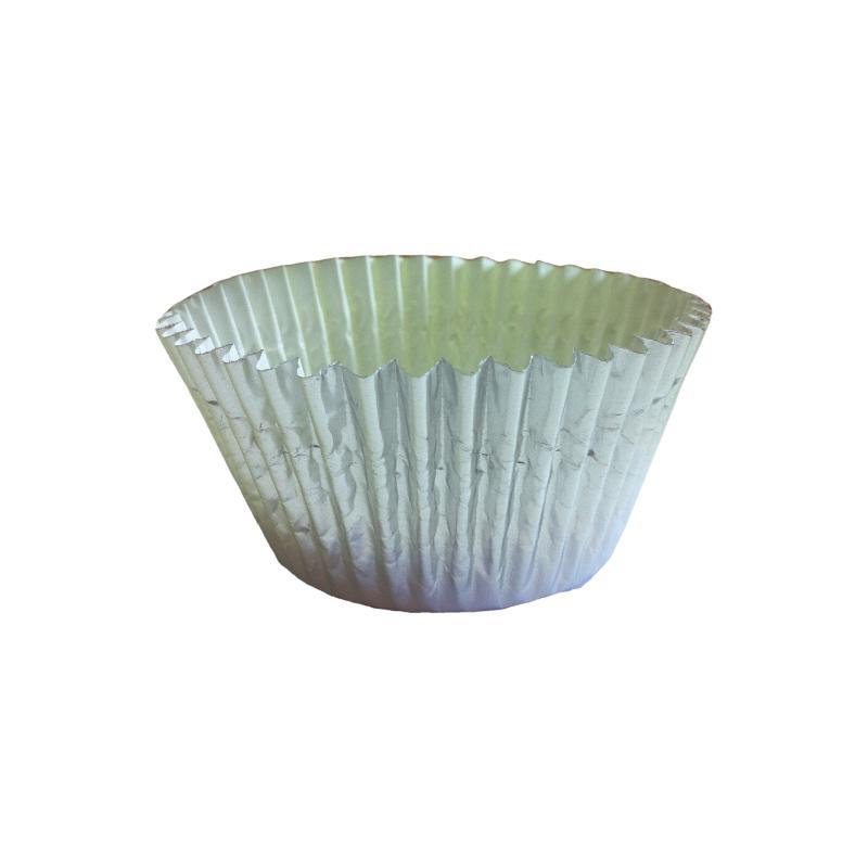 CCBS6758 - Silver Foil Cupcake Cases (51mm x 38mm) x 500