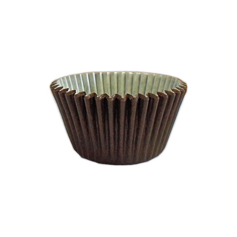 CCBS7911 - Solid Chocolate Muffin Cases 51mm x 38mm (180 Pack)