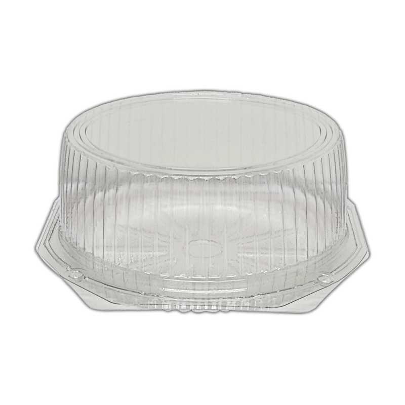 CKDM8150 - Clear Plastic Hinged Cake Dome (8.5 x 3.7'') x 150