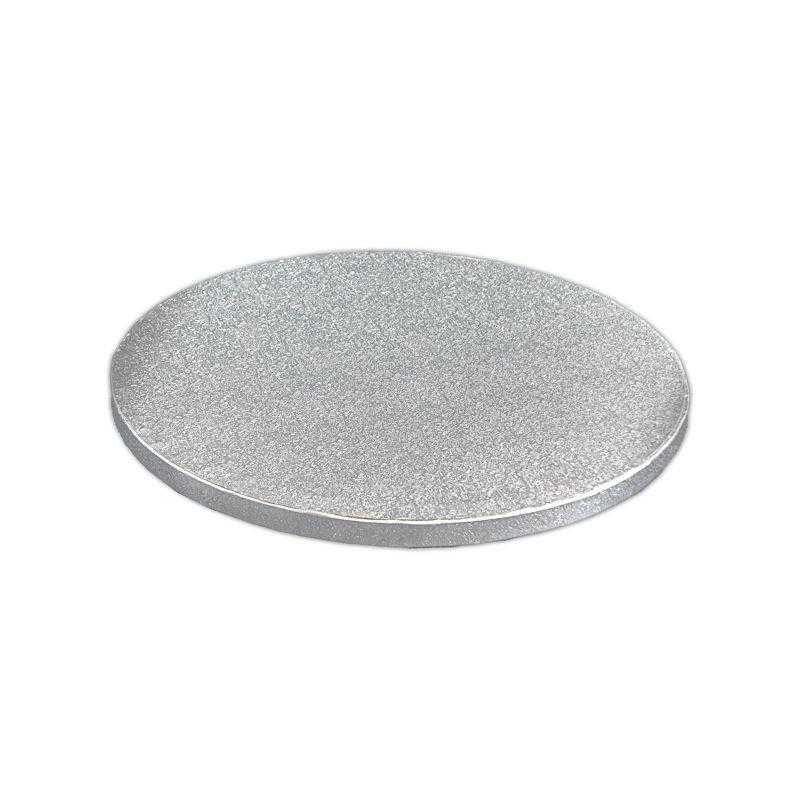 Drumrd9005 Round 12mm Silver Cake Drums 9 Inch X 5