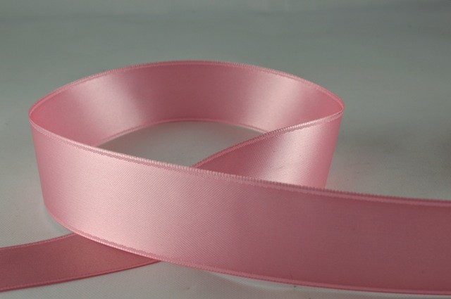 RIBPINK0704 - Ribbon Double Faced Satin Baby Pink 7mm x 25 Meters