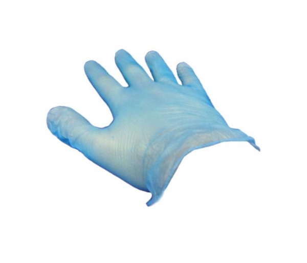 Blue Vinyl Gloves