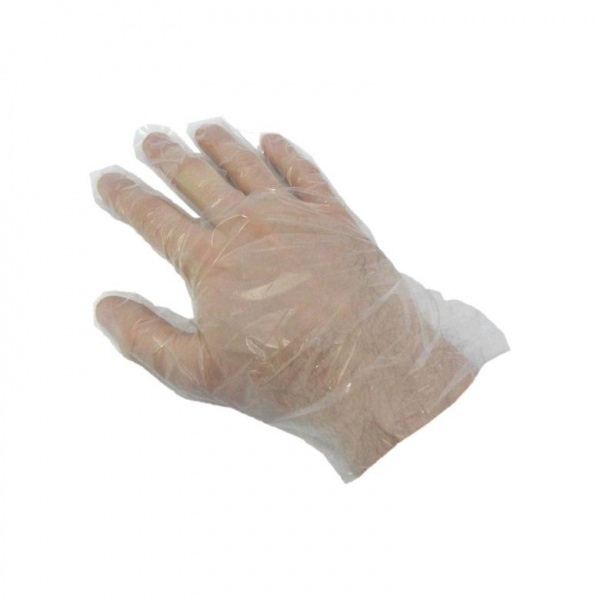 Clear Polythene Disposable Gloves