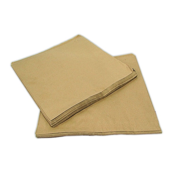 WSB1117 - KRAFT BROWN PAPER BAGS 38 GSM 7 X 7 INCH X 1000